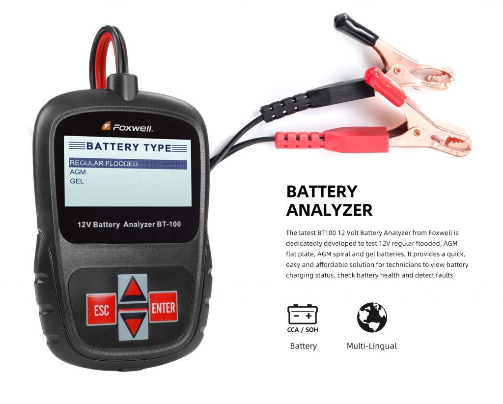 Foxwell BT100 12 Volt Battery Analyzer 2