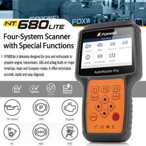 Foxwell NT680Lite Four System Scanner with Special Functions
