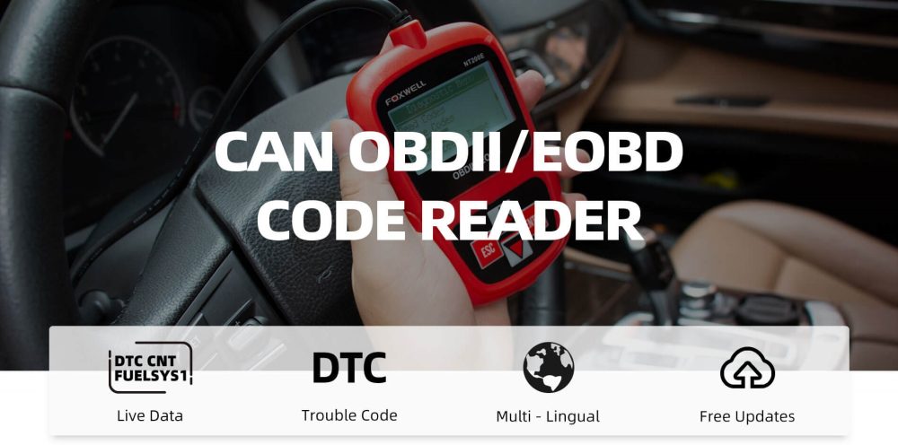 Foxwell NT200E CAN OBDII / EOBD Engine Code Reader