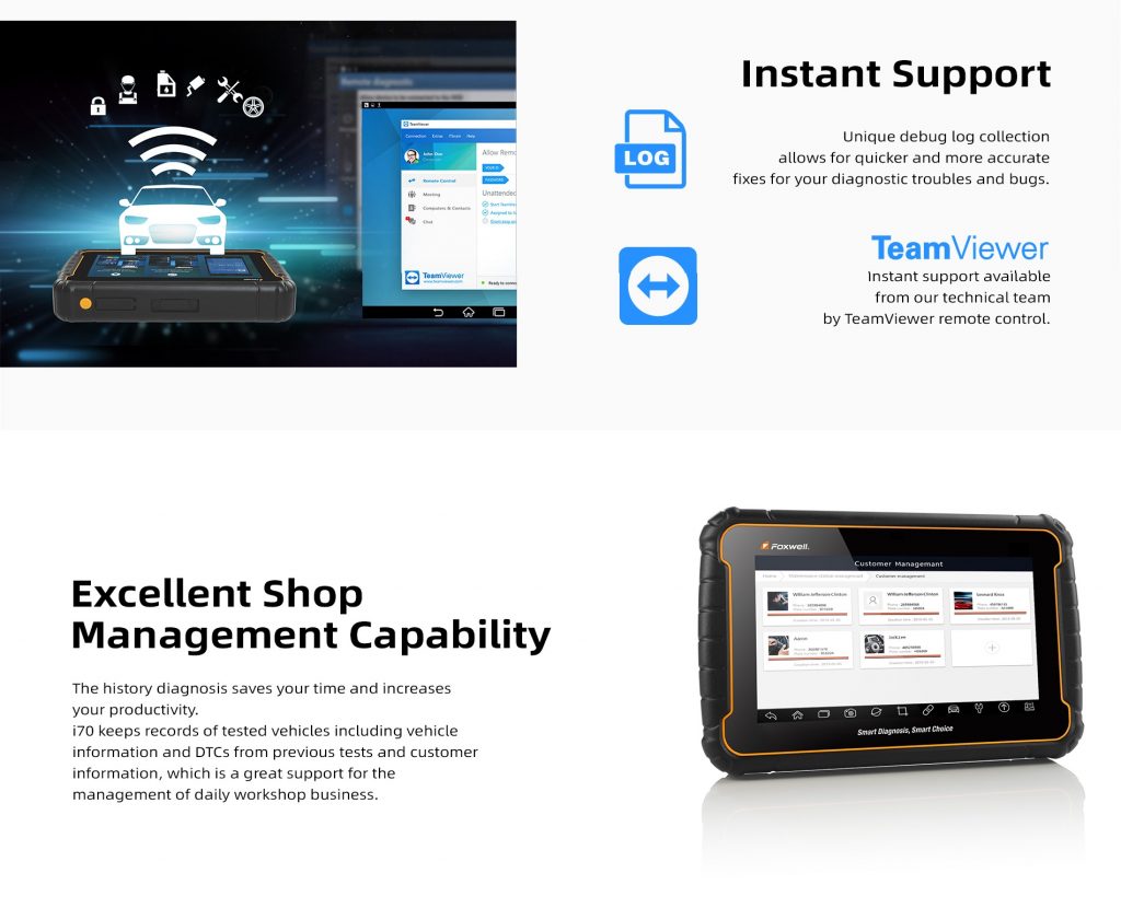 FOXWELL i70 Next Generation Diagnostic Platform 15