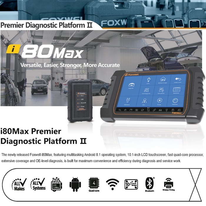 Foxwell i80Max Premier Diagnostic Platform Ⅱ - Image 2