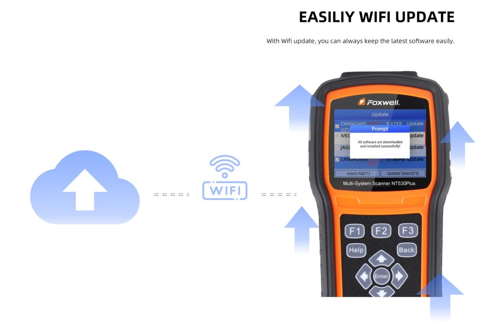 Foxwell NT530Plus One Brand Multi-System Scanner Wi-Fi Version Wifi Update