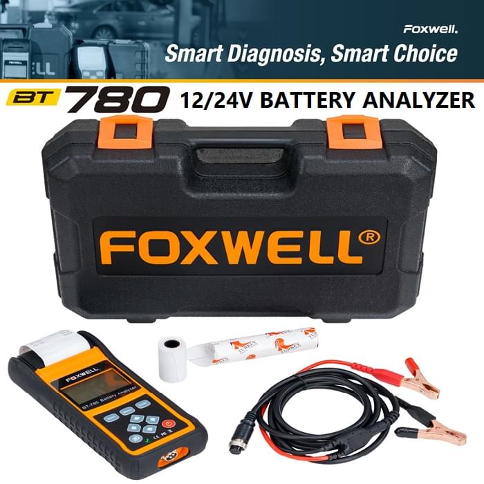 Foxwell BT780 Battery Analyzer with Built-in Thermal Printer - Image 2