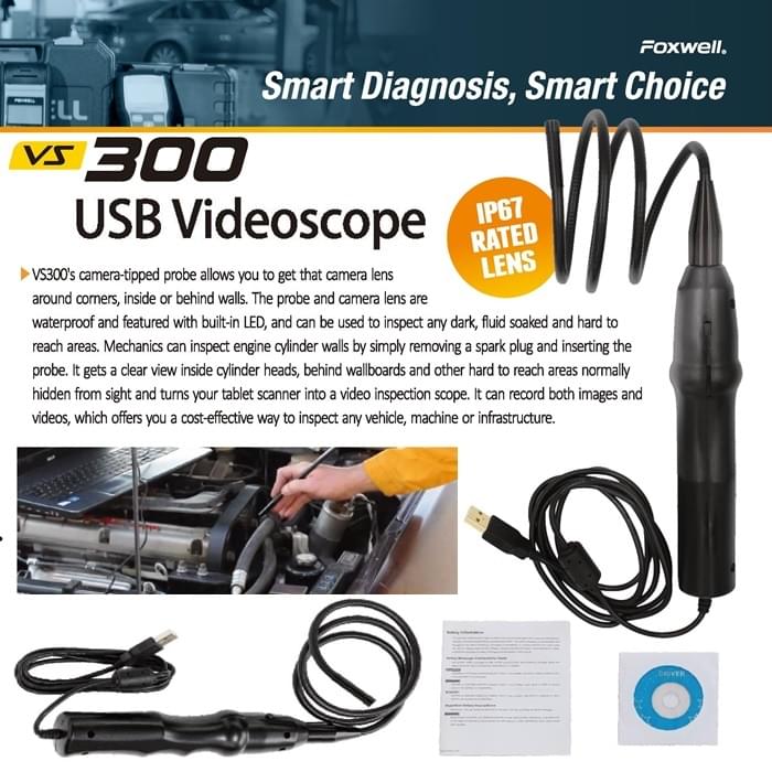 Foxwell VS300 USB Video-scope