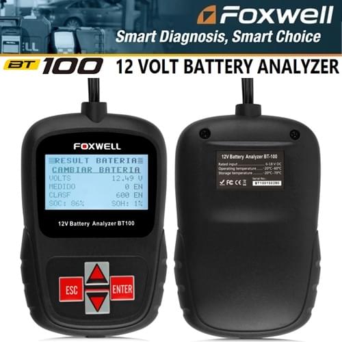 Foxwell BT100 Battery Analyzer 12Volt - Image 2