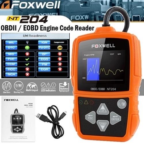 Foxwell NT204 OBDII/EOBD Engine Code Reader