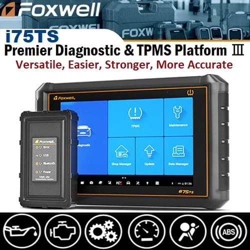 Foxwell i75TS Premier Diagnostic & TPMS Platform